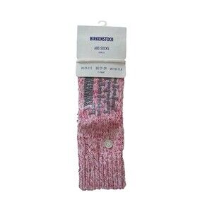 BIRKENSTOCK Girl's Non-Slip ABS Socks Twist HSH Crystal Pink NWT